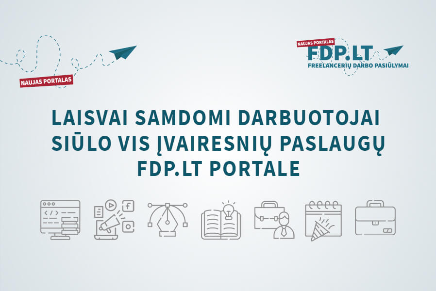Laisvai samdomi darbuotojai siūlo vis įvairesnių paslaugų portale FDP.LT